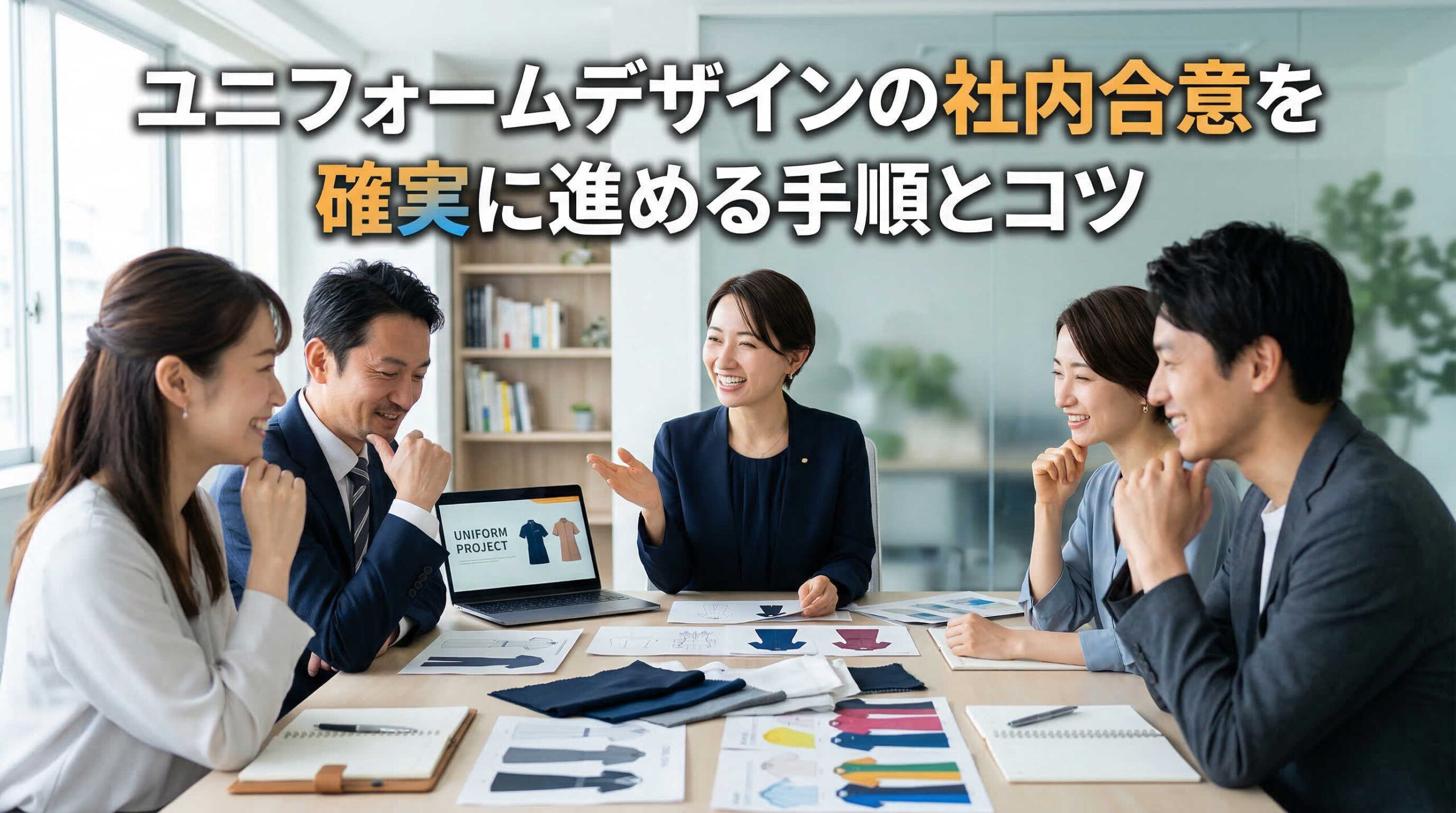 ユニフォームデザインの社内合意を確実に進める手順とコツ