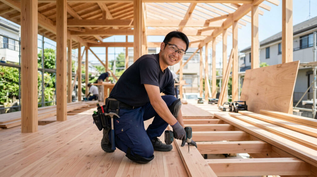 膝パッド内蔵の作業着とは？別付けサポーターがいらない便利な理由